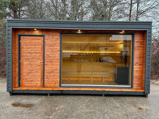 The Hideout 6 Person Traditional Sauna 5m