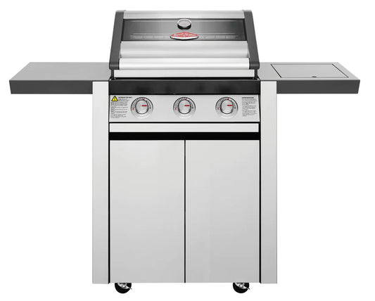 BeefEater 1600S Series - 3 Burner BBQ & Side Burner Trolley - Nuovo Luxury - Barbecue Grill