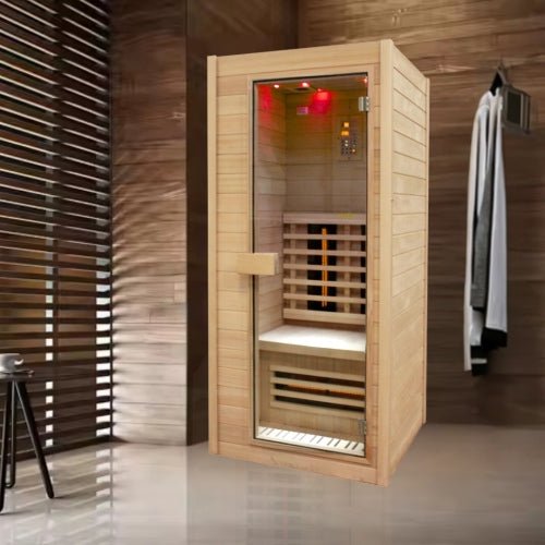 Home Infrared Sauna KY001 - 900mm x 900mm - Nuovo Luxury - Sauna & Steam Shower Cabin