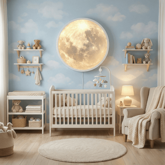 Luxury LED Planet Wall Light – 100cm Dimmable Earth or Moon Edition (Modern Wall Art Lamp) - Nuovo Luxury -