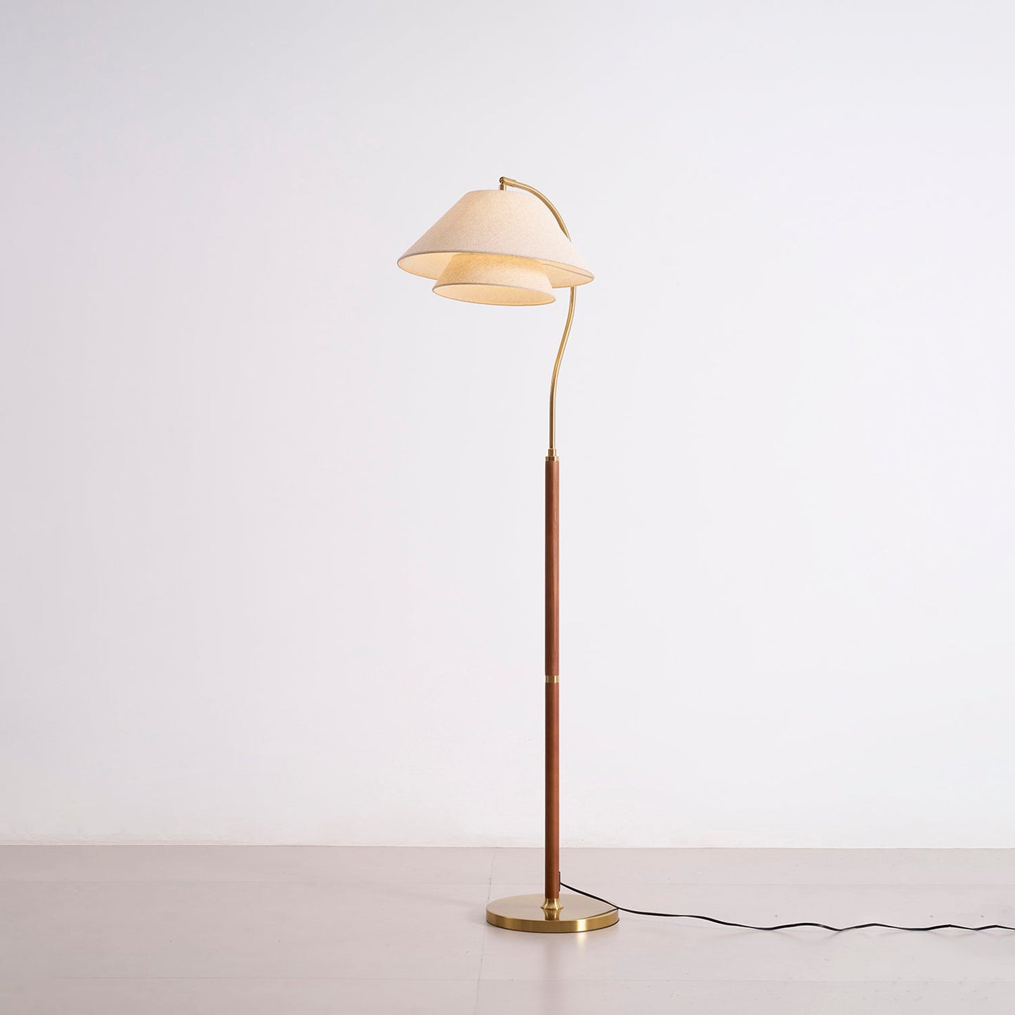 Arco Twin-Shade Floor Lamp