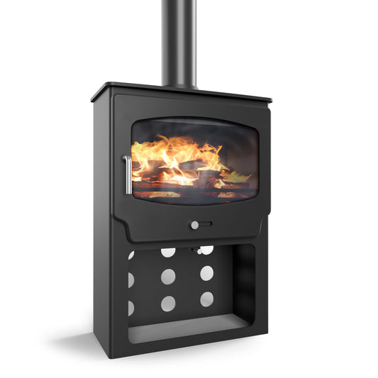 Saltfire ST - X Wide Tall Wood Burning Stove - Nuovo Luxury - Wood Stoves