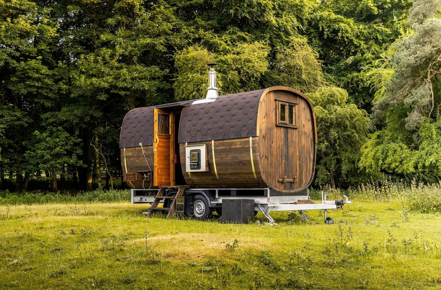 Sauna On Trailer Bespoke & Custom Options Available - Nuovo Luxury - Mobile Sauna