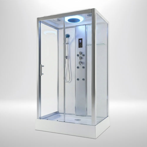 Insignia Premium Shower Cabin 1050x850mm - Chrome Frame