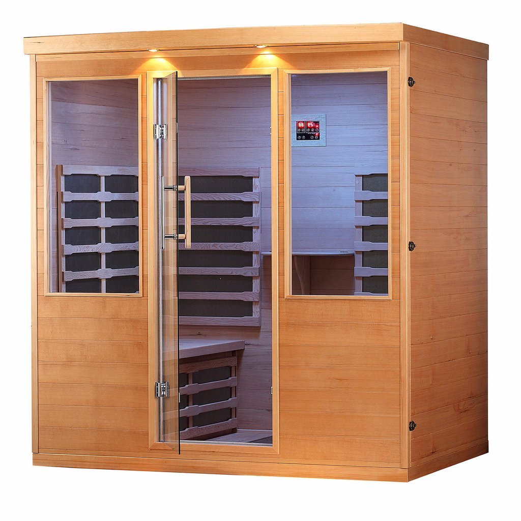 Canadian Spa Whistler 4 Person Far Infrared Indoor Sauna - Nuovo Luxury - Indoor Infrared Sauna