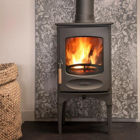 Charnwood C4 BLU Wood Burning Stove Gun Metal - Nuovo Luxury - Wood Stove