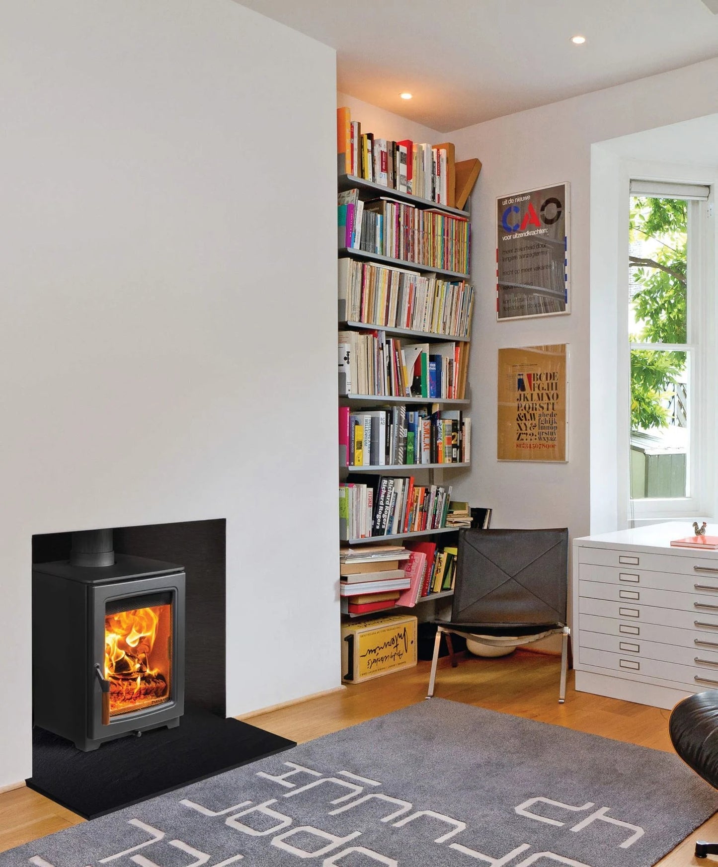 Parkray Aspect 4 Standard DEFRA Approved Wood Burning Stove - Nuovo Luxury - Wood Stove
