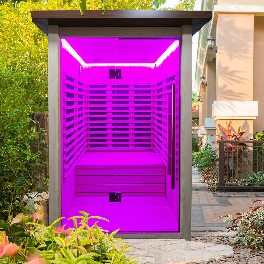 Outdoor Infrared Saunas - Nuovo Luxury