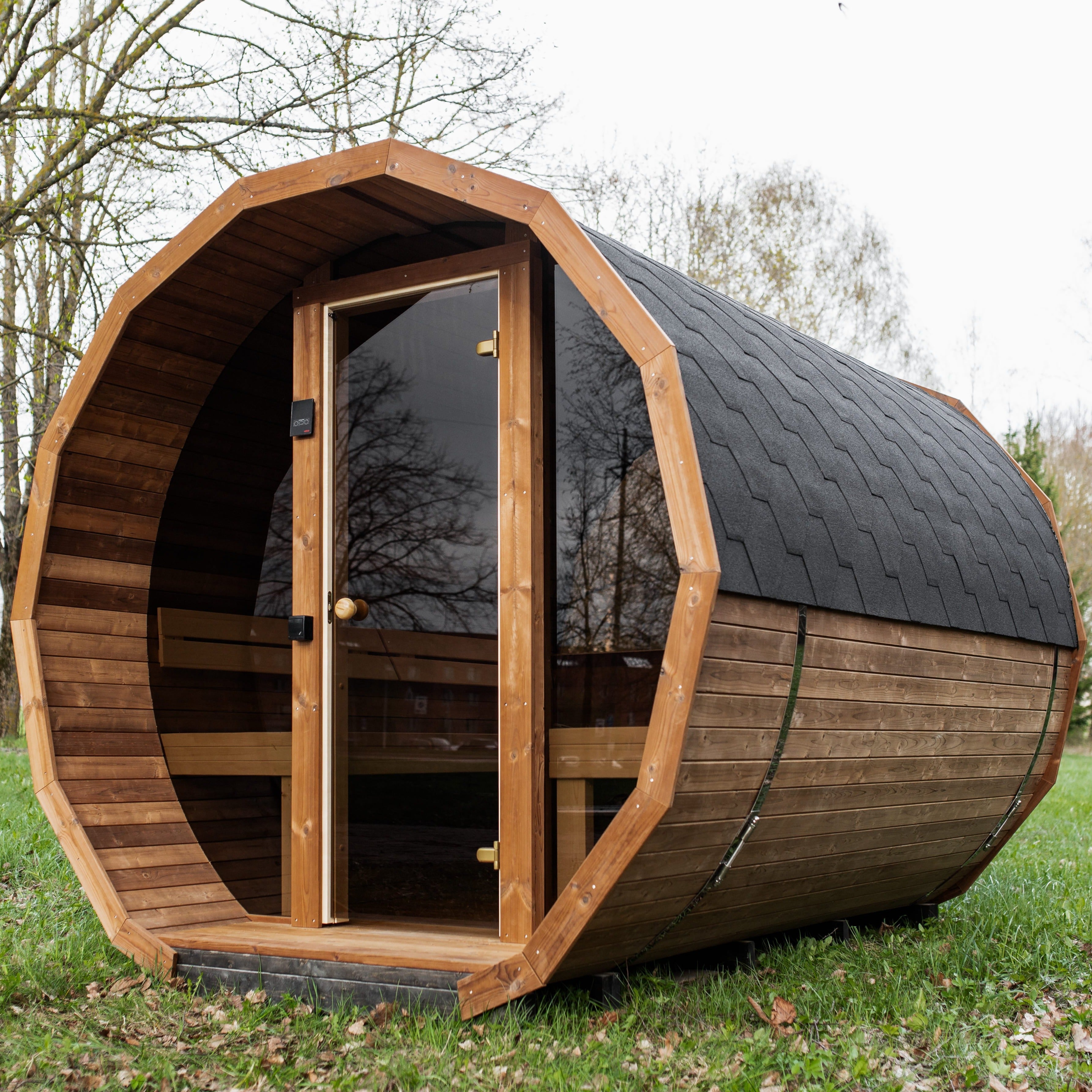 Halo Saunas Vox Barrel Sauna Thermo-wood