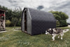 Halo Saunas The Wellness Hut 4 to 6 Person Outdoor Sauna - Nuovo Luxury