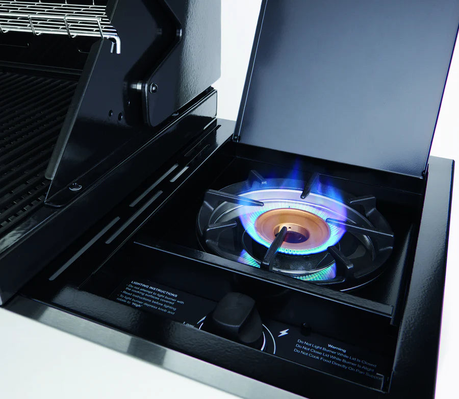 BeefEater 1500 Series - 4 Burner BBQ & Side Burner Trolley - Nuovo Luxury