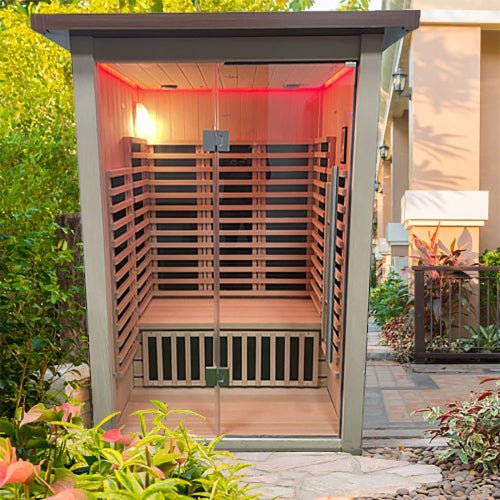 2 Person Far Infrared Sauna 1.51m x 1.31m - Nuovo Luxury - Outdoor Sauna
