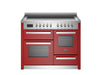Bertazzoni Professional 110cm Range Cooker XG Oven Induction Gloss Red - Nuovo Luxury