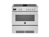 Bertazzoni Professional 90cm Range Vented Induction Stainless Steel - Nuovo Luxury