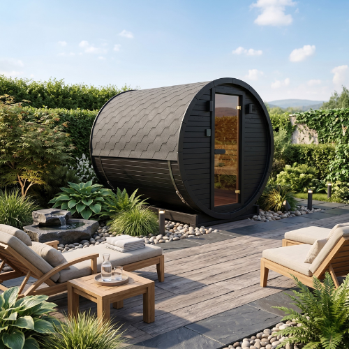 Atlas 2m Barrel Sauna