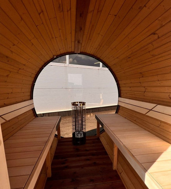 Atlas 2m Barrel Sauna - roof detail