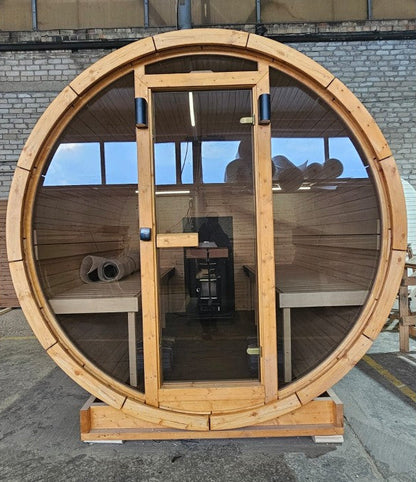 Atlas 2m Barrel Sauna - lifestyle 3
