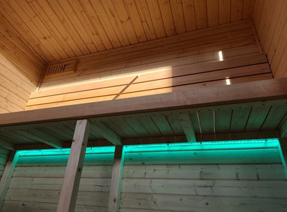 Nuovo Luxury 2m Box Sauna - lifestyle image