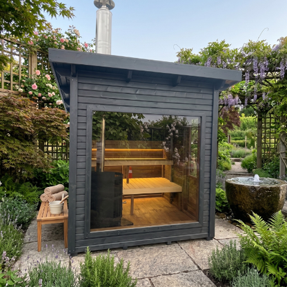 2m Box Sauna — 4-Person Outdoor Garden Sauna