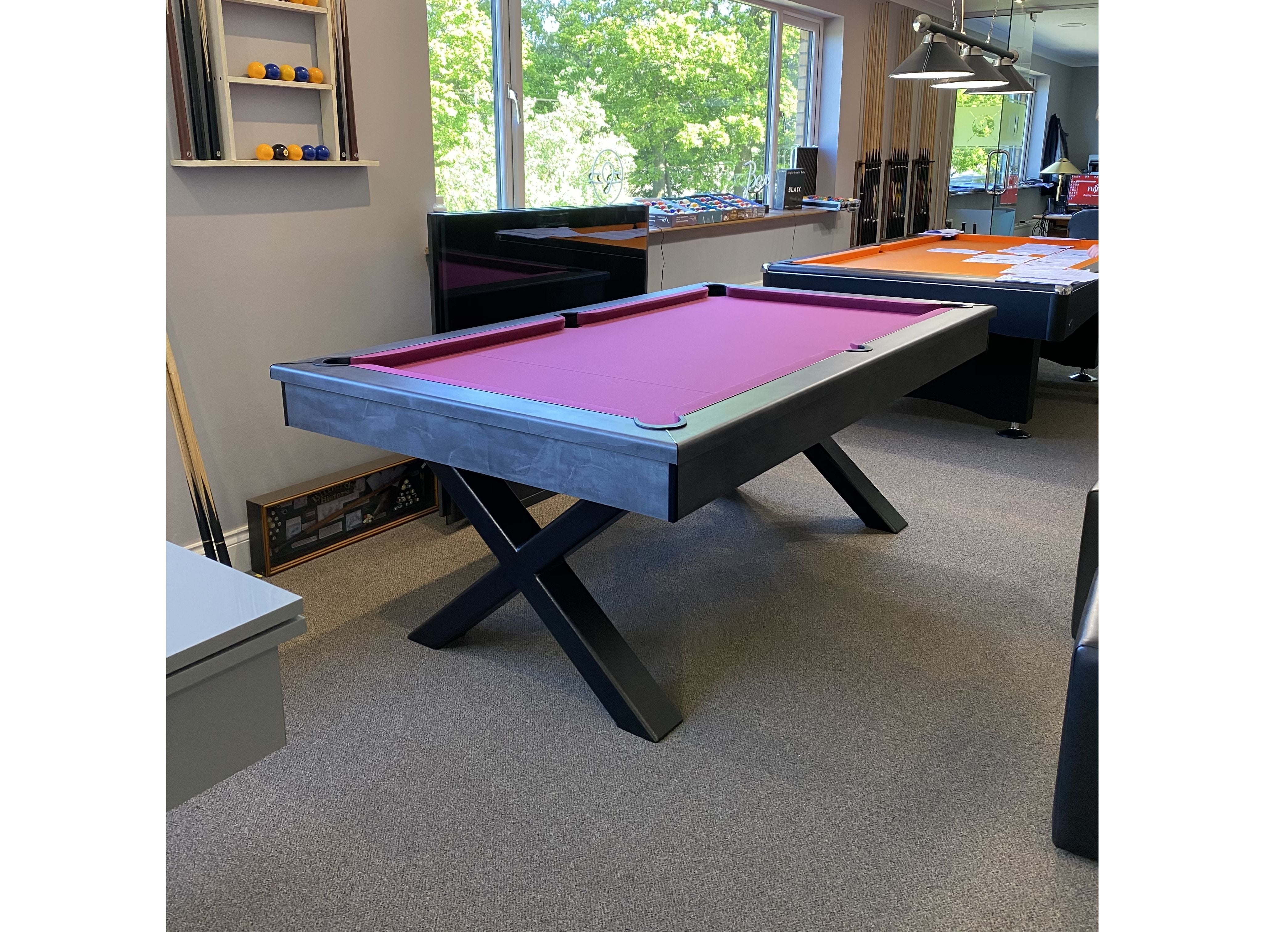 FMF Xclaibur and Ultimate Slate Bed Pool Dining Table | 7ft Size - Nuovo Luxury
