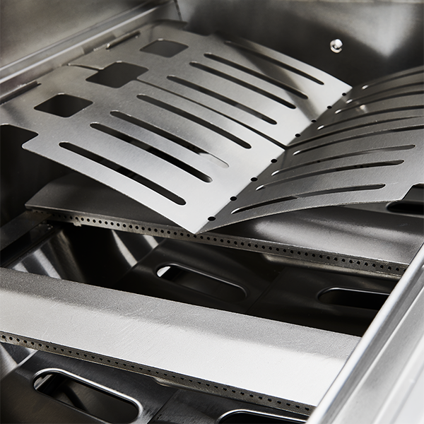 BeefEater 7000 Series Premium 5 Burner BBQ & Side Burner & Trolley - Nuovo Luxury