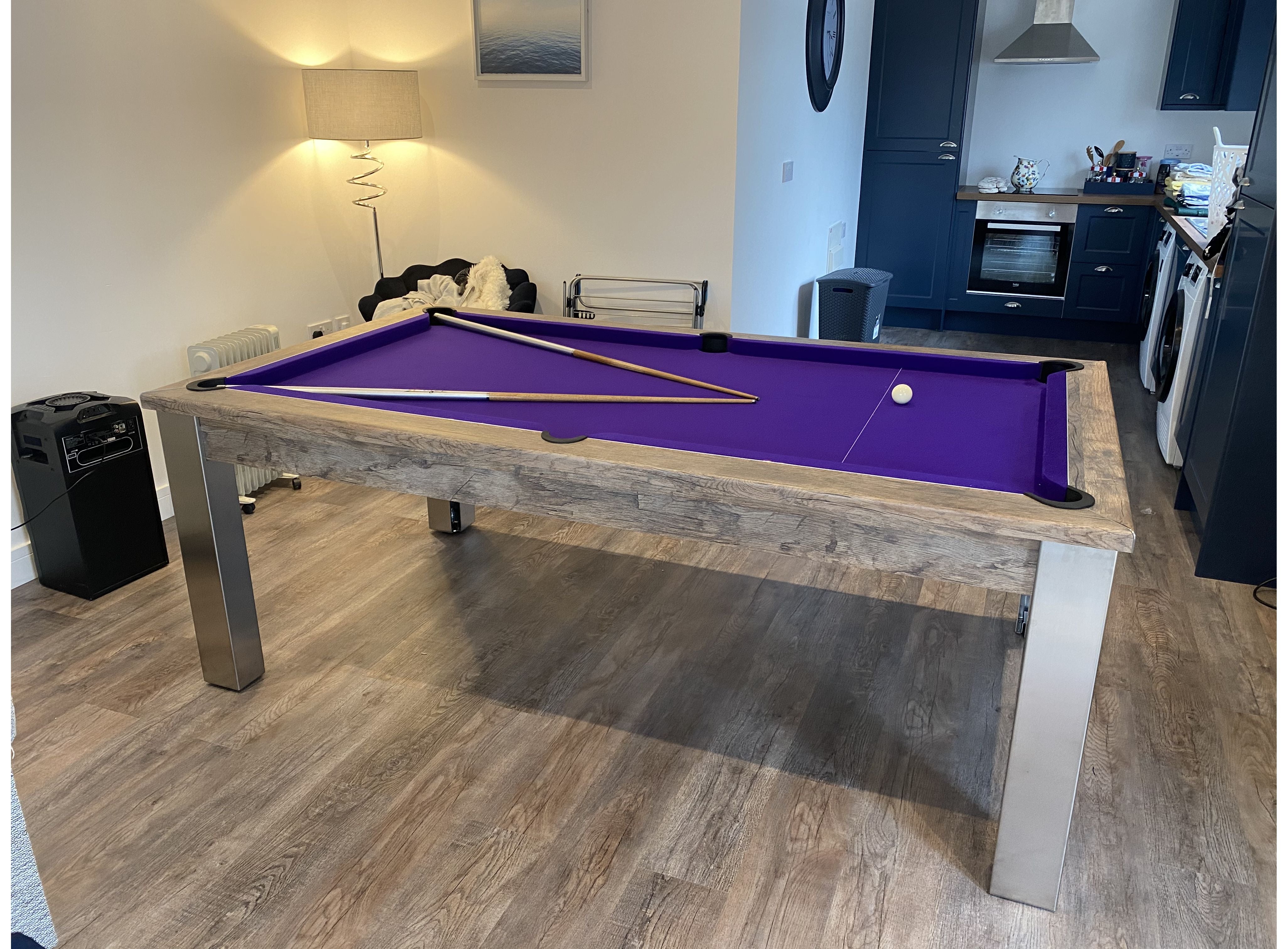 FMF Elixir Slate Bed Pool Dining Table | 6ft & 7ft Sizes - Nuovo Luxury
