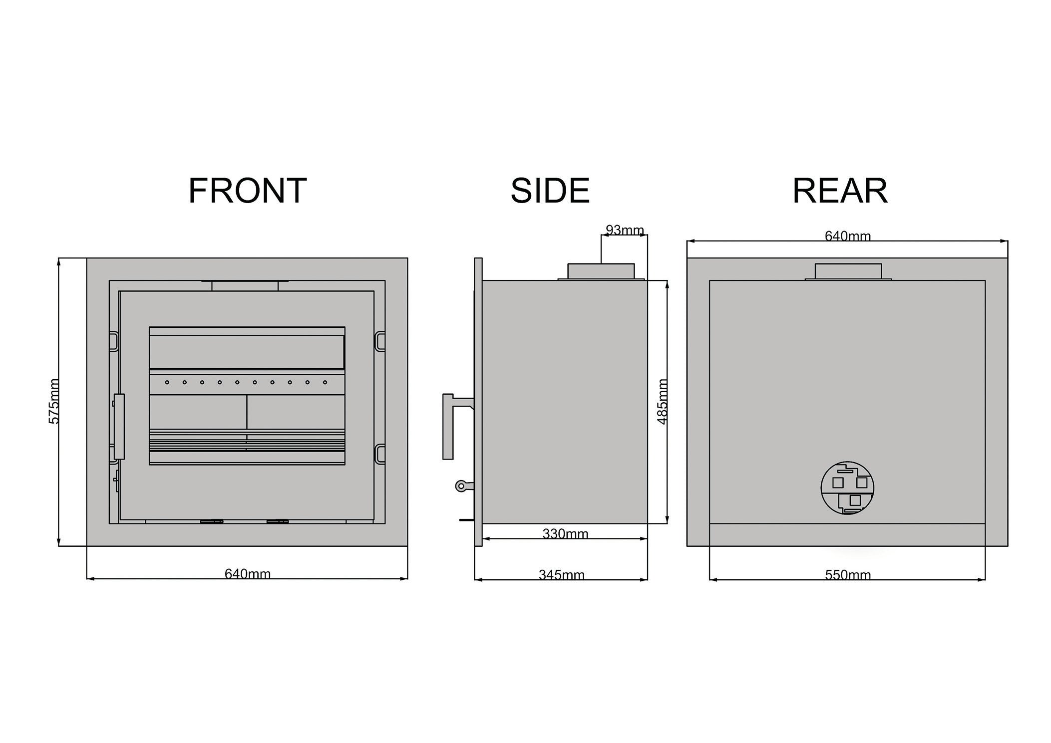 Saltfire CS7 Multi-Fuel Cassette Stove