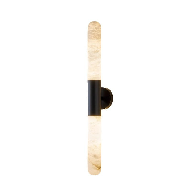 Natural stone column wall light product view