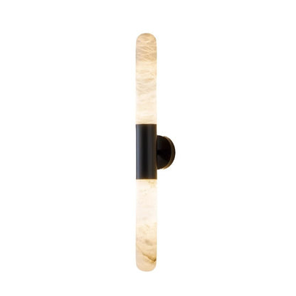 Natural stone column wall light product view