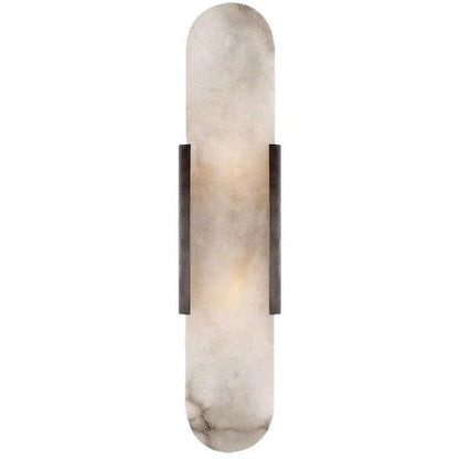 Natural alabaster wall lamp ambient glow