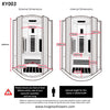 Home Infrared Sauna KY003 - 1000mm x 1000mm