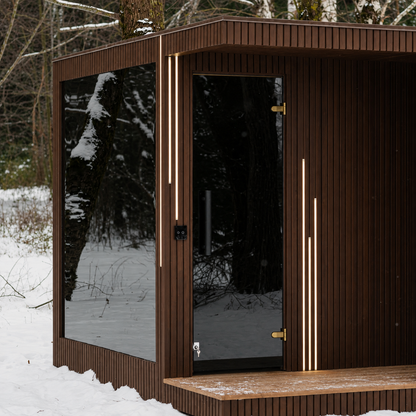 ODIN Outdoor Sauna With Shower