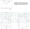 Saltfire ST4 Multifuel / Wood Burning Stove