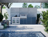 FrescoPro Augusta Outdoor Kitchen With 7000P 4 Burner BBQ - Dekton / Dekton Doors - Nuovo Luxury