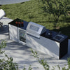 FrescoPro Boronia Outdoor Kitchen With 7000P 4 Burner BBQ - Dekton Top / ACP Doors - Nuovo Luxury
