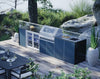 FrescoPro Fremantle Outdoor Kitchen With 7000P 5 Burner BBQ - Dekton Top / Dekton Doors - Nuovo Luxury