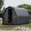 Halo Saunas The Wellness Hut 4 to 6 Person Outdoor Sauna - Nuovo Luxury