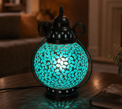 Tangier Petite Coloured Glass Table Lamp