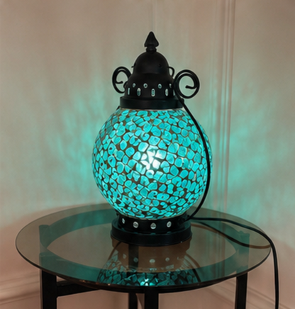 Tangier Petite Coloured Glass Table Lamp