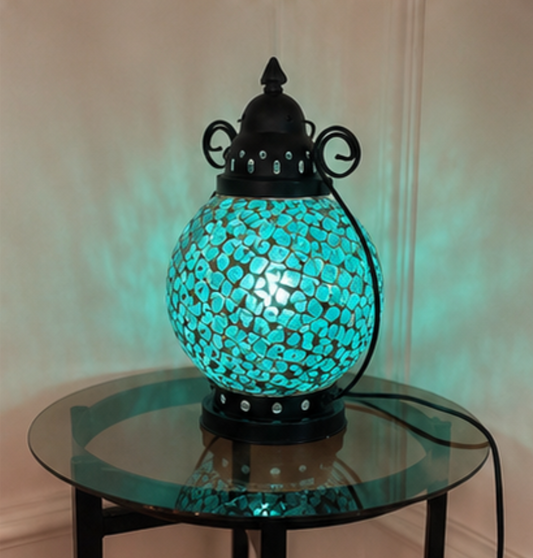 Tangier Petite Coloured Glass Table Lamp