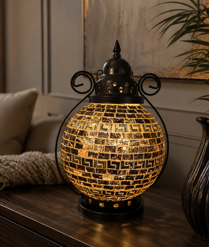 Tangier Petite Coloured Glass Table Lamp