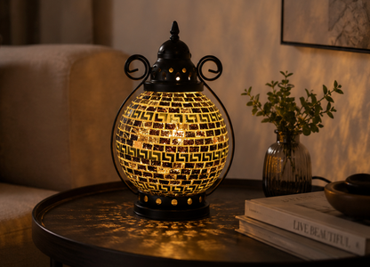 Tangier Petite Coloured Glass Table Lamp