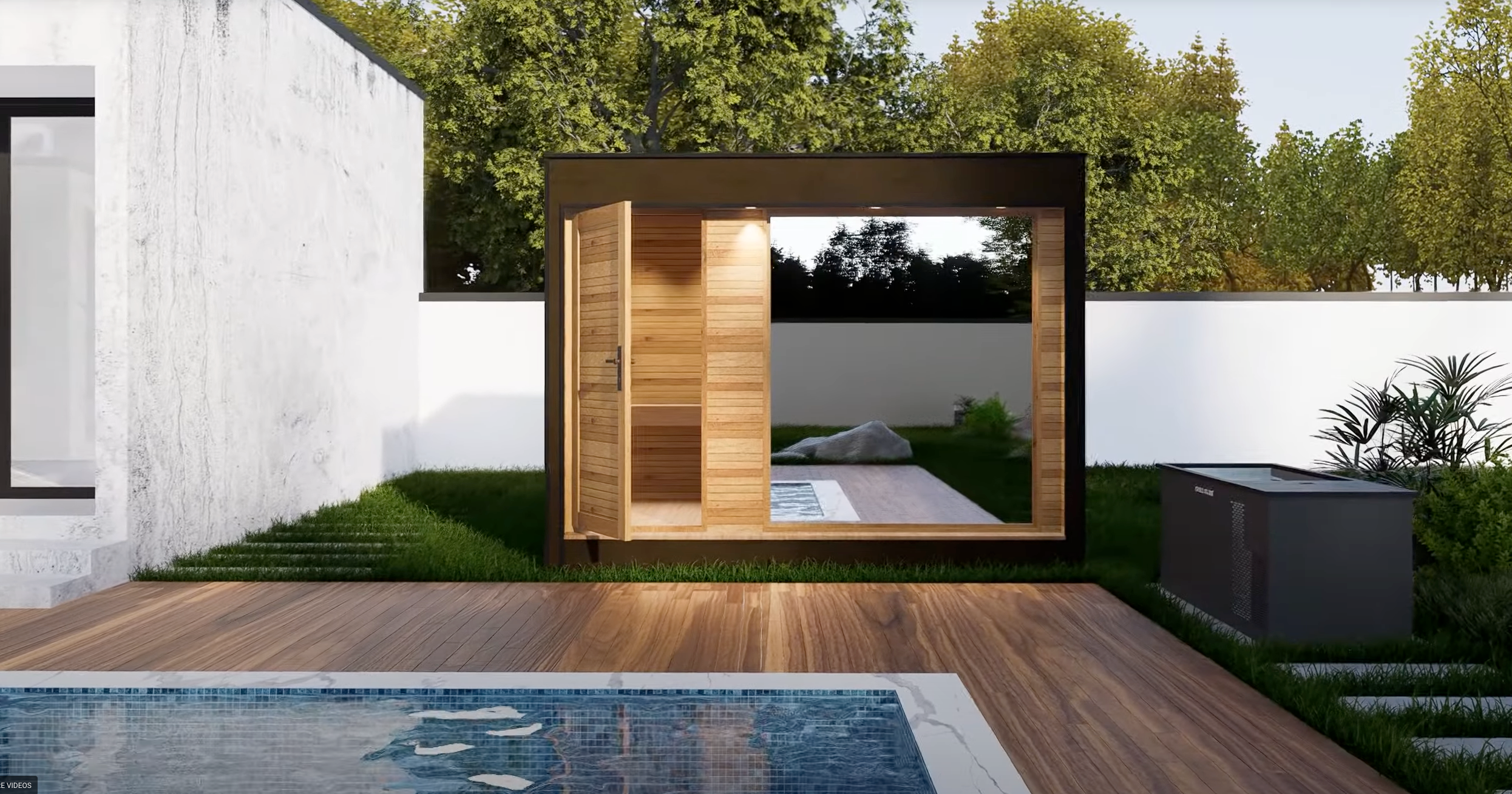 Load video: bespoke sauna service UK