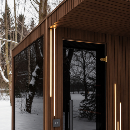ODIN Outdoor Sauna With Shower