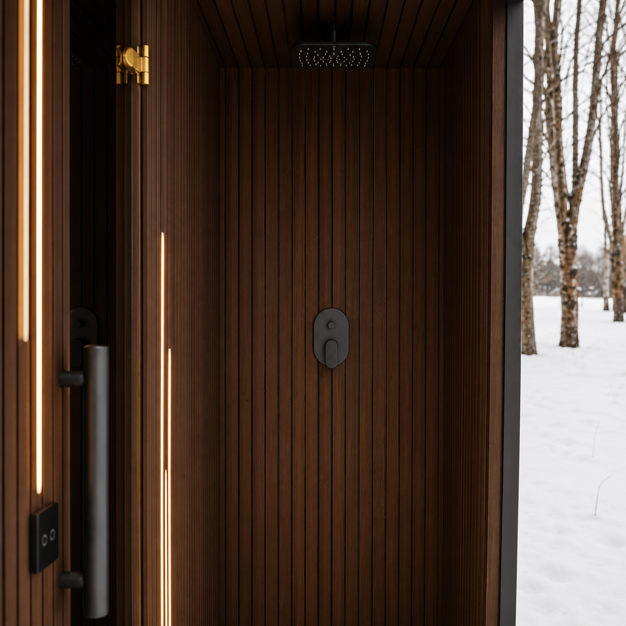 ODIN Outdoor Sauna With Shower