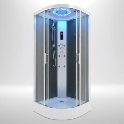 Platinum Shower Cabin 1000x1000mm - Chrome Frame / Clear Glass