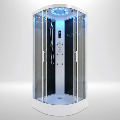 Platinum Shower Cabin 1000x1000mm - Chrome Frame / Clear Glass