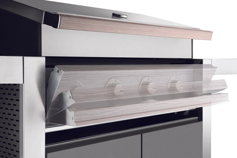 BeefEater 1500 Series - 4 Burner BBQ & Side Burner Trolley - Nuovo Luxury - Barbecue Grill