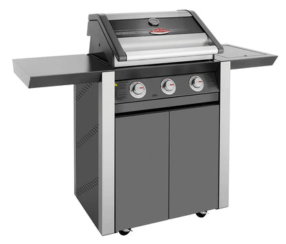 BeefEater 1600E Series - 3 Burner BBQ & Side Burner Trolley - Nuovo Luxury - Barbecue Grill