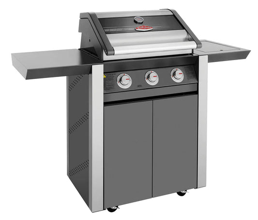 BeefEater 1600E Series - 3 Burner BBQ & Side Burner Trolley - Nuovo Luxury - Barbecue Grill